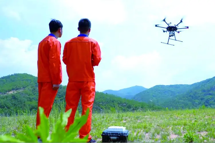 永新无人机倾斜摄影巡检拍摄